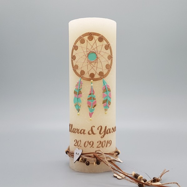 Hochzeitskerze TRAUMFÄNGER