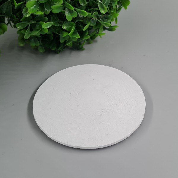 Kerzenteller Weiß 10cm ∅