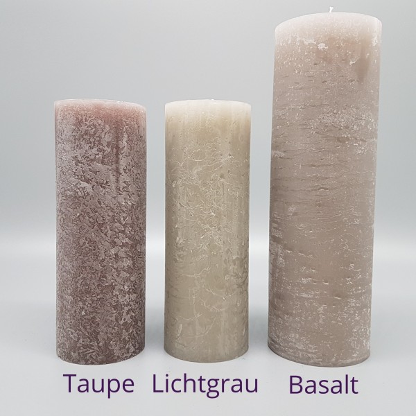 Taufkerze rustik Lebensbaum bunt Mädchen / Jungen